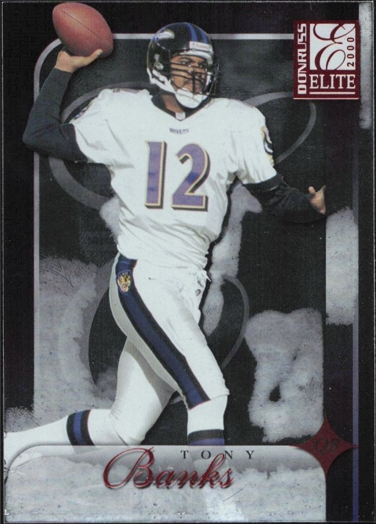 2000 Donruss Elite Tony Banks #9 trading card