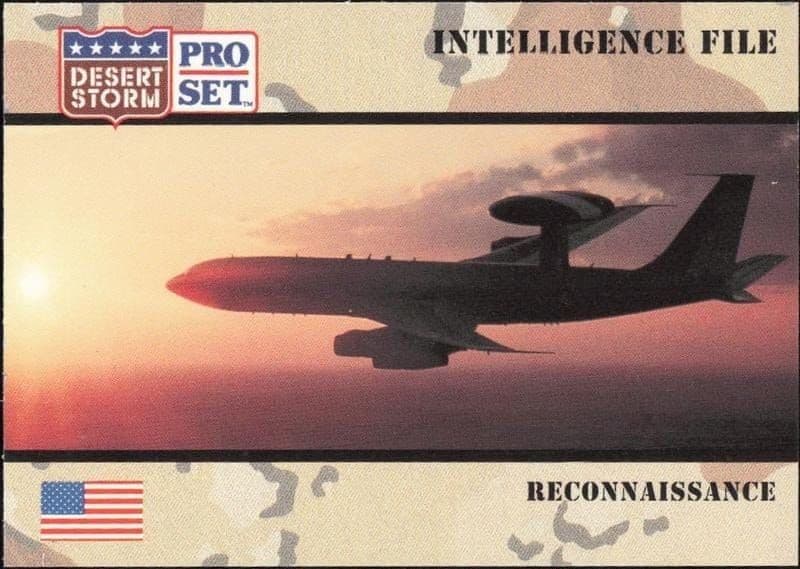 1991 Pro Set Desert Storm Reconnaissance #146 military trading card front