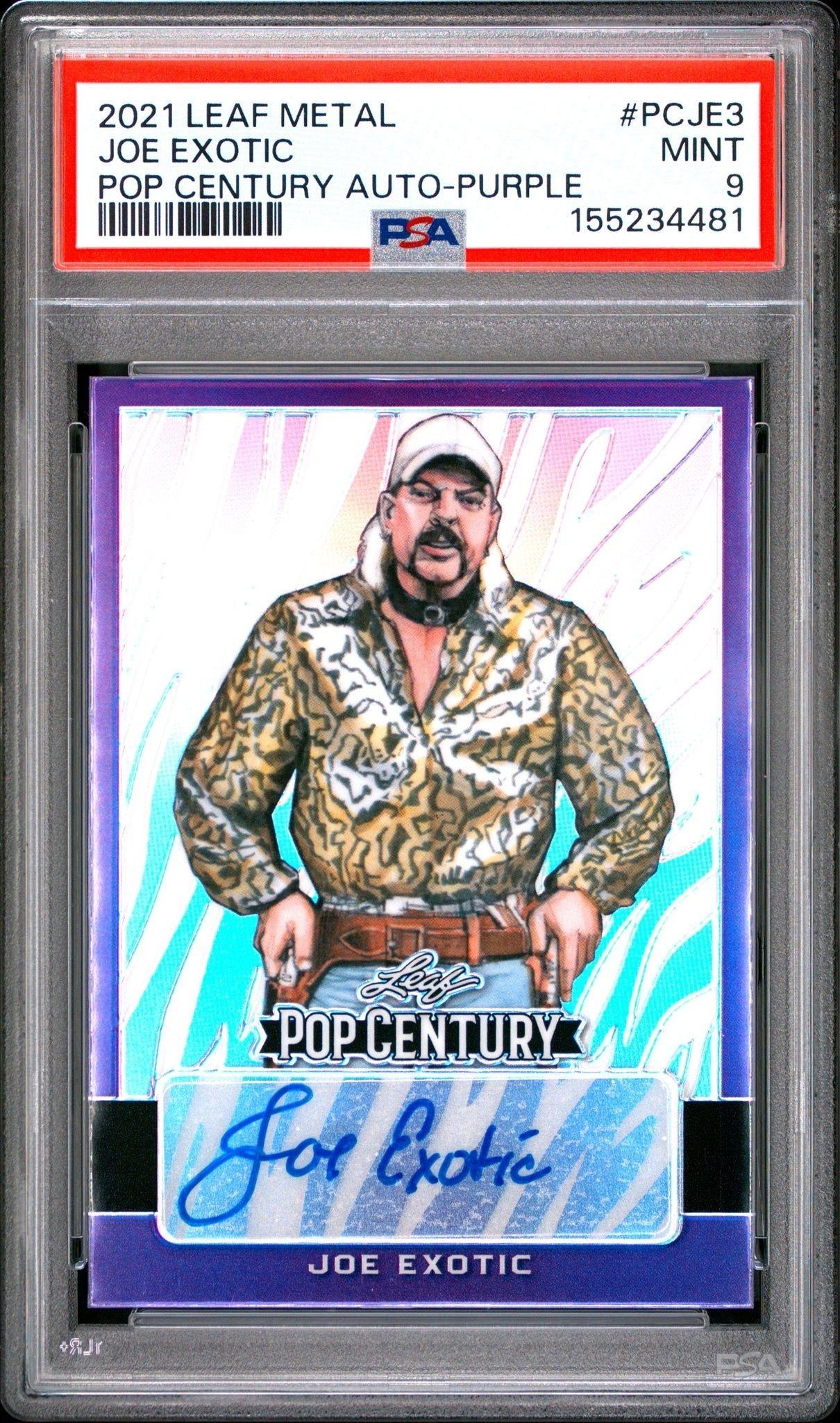 2021 Leaf Metal Pop Century Joe Exotic #PCJE3 trading card