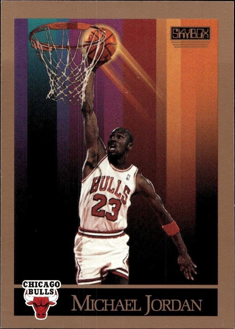 1990-91 Skybox Michael Jordan #41 basketball trading card front