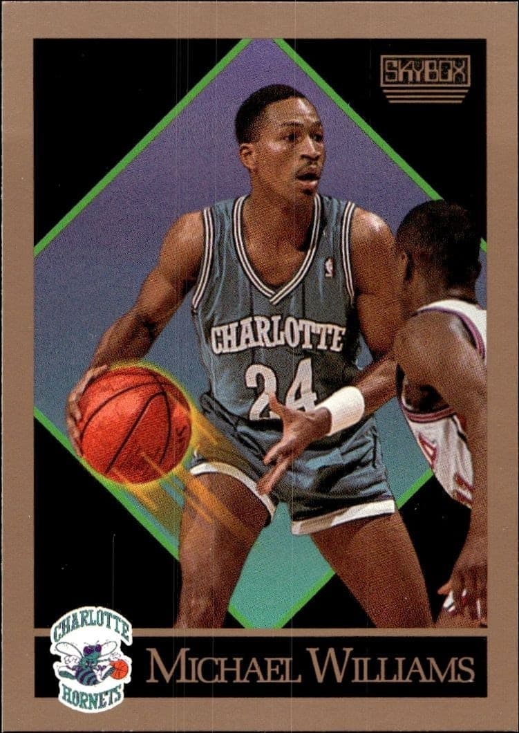 1990-91 Skybox Micheal Williams #36 basketball trading card front