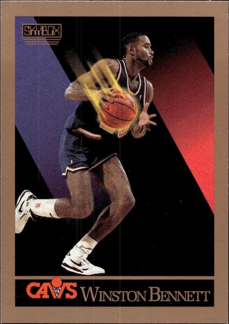1990-91 Skybox Winston Bennett #48 basketball trading card front