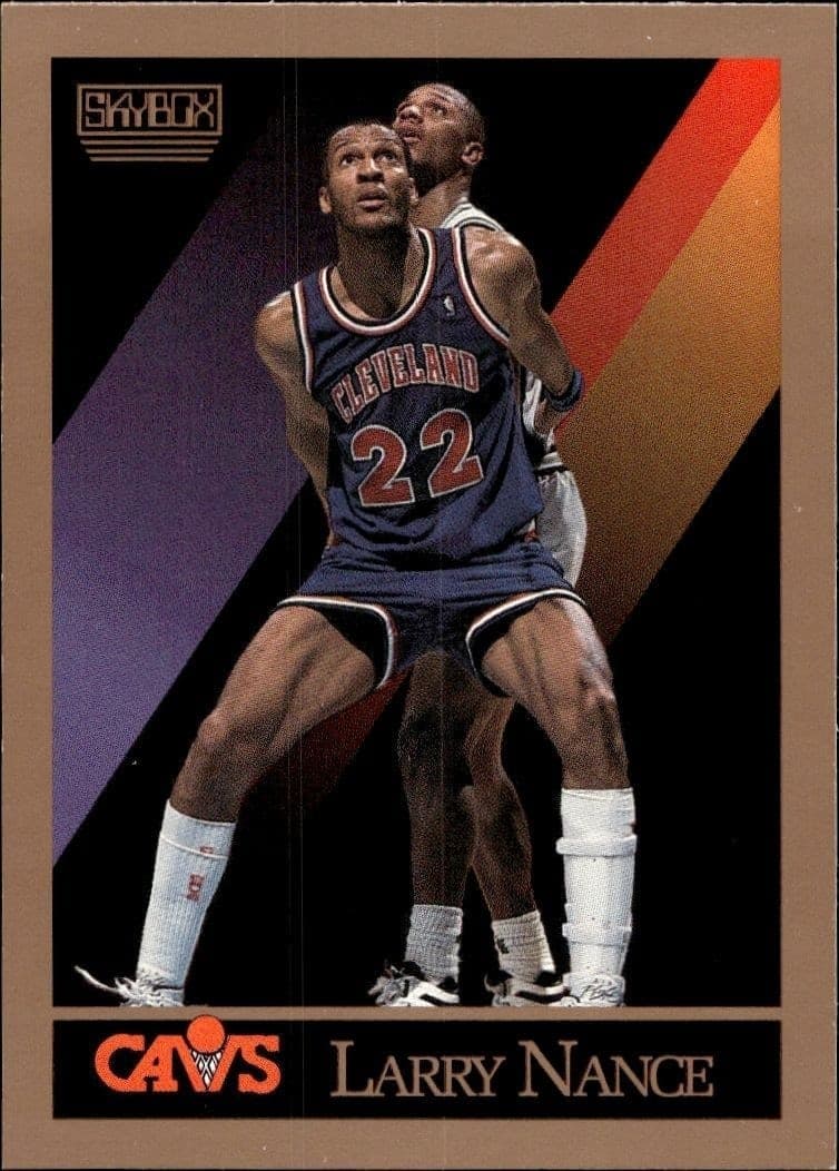 1990-91 Skybox Larry Nance #55 basketball trading card front