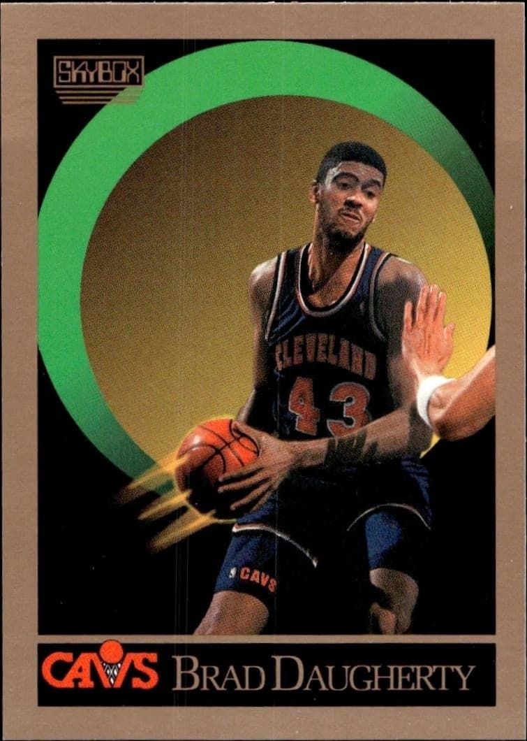 1990-91 Skybox Brad Daugherty #50 basketball trading card front