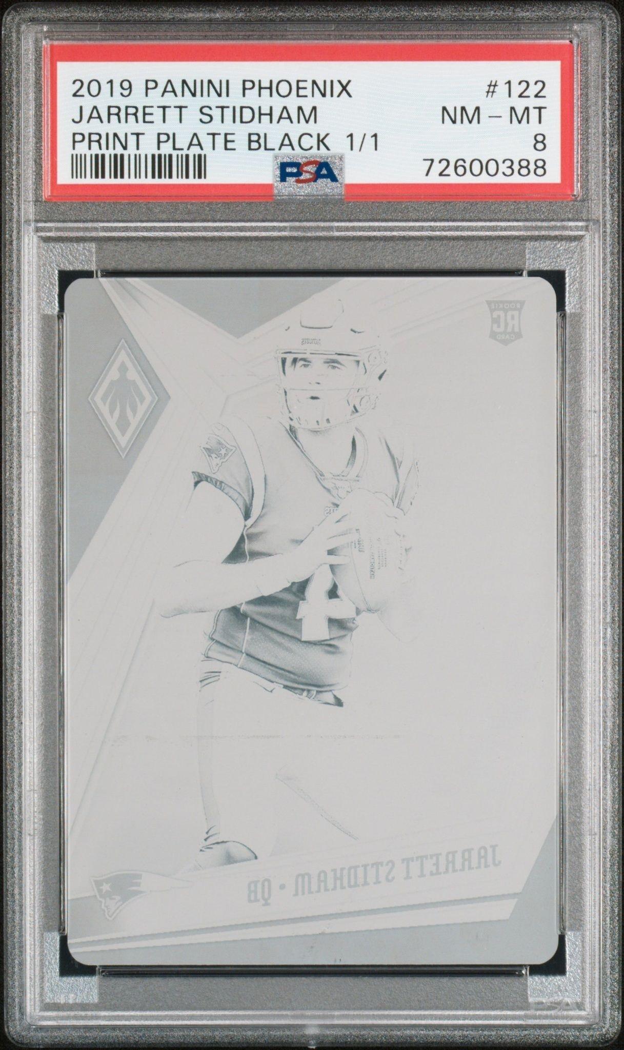 2019 Panini Phoenix Jarrett Stidham #122 trading card