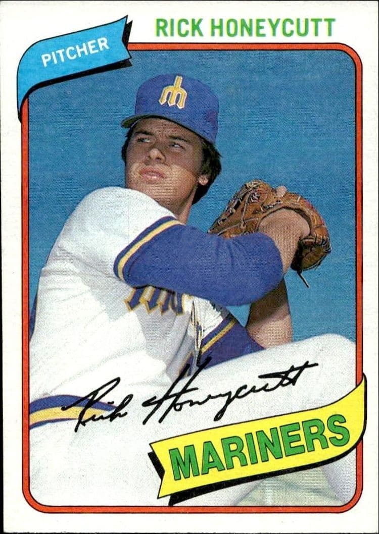 1980 Topps Rick Honeycutt #307 trading card