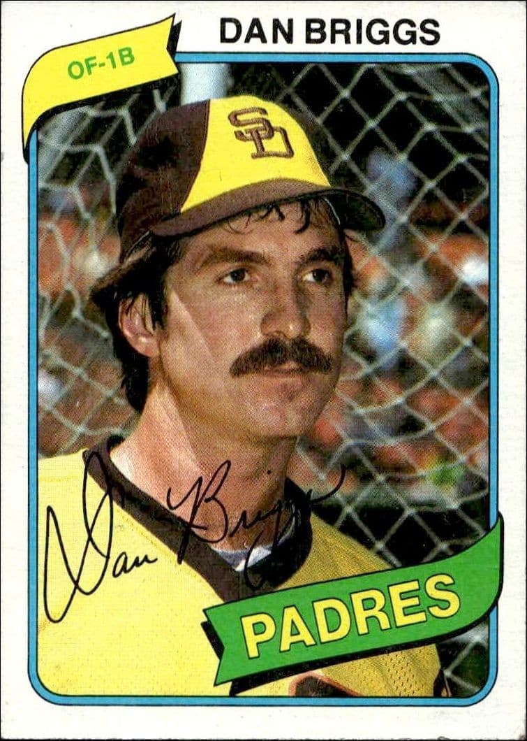 1980 Topps Dan Briggs #352 trading card