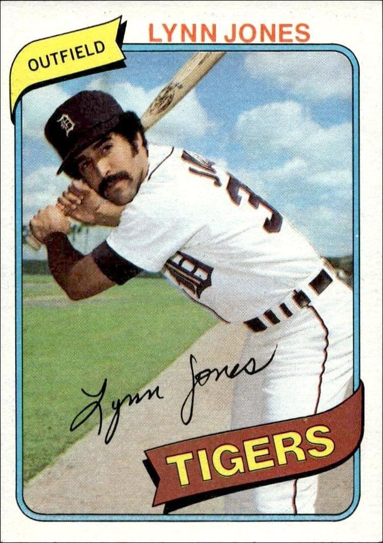 1980 Topps Lynn Jones #123 baseball trading card front