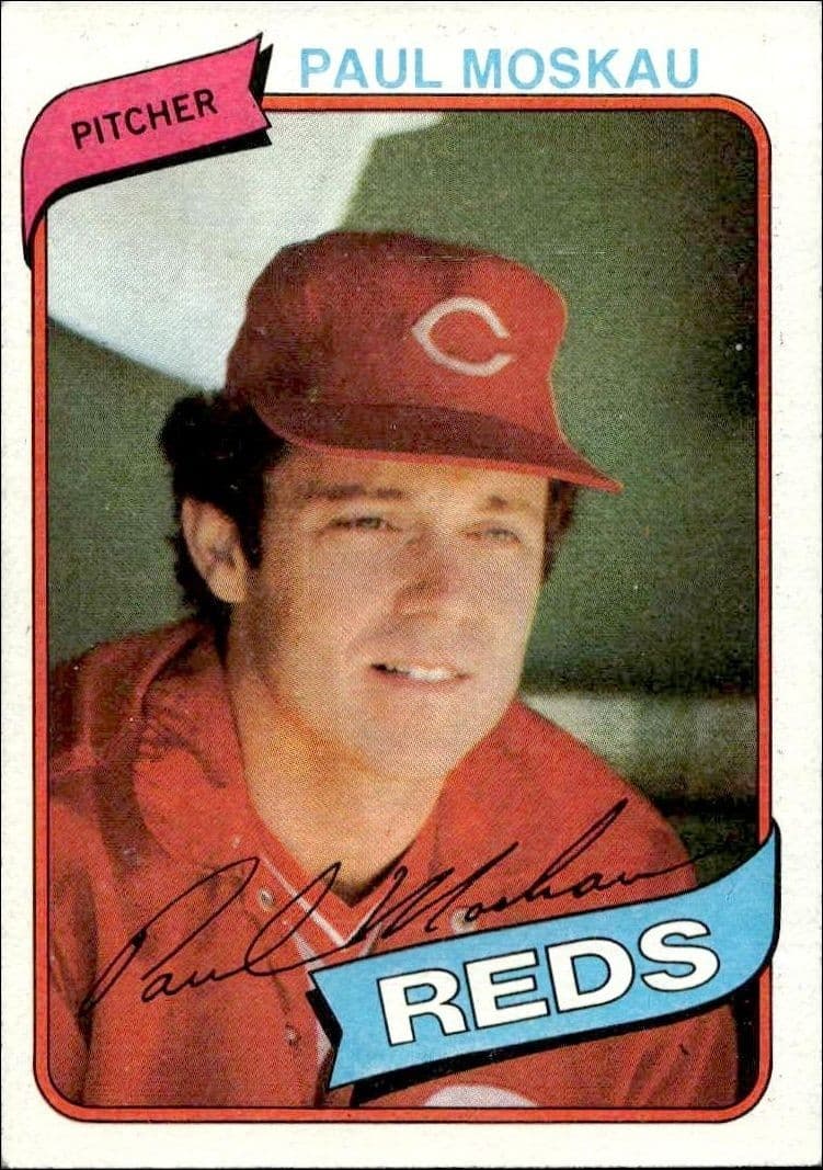 1980 Topps Paul Moskau #258 baseball trading card front
