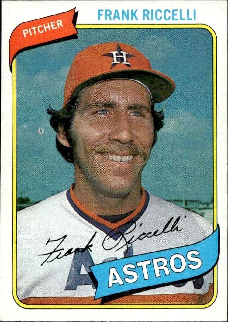1980 Topps Frank Riccelli #247 baseball trading card front