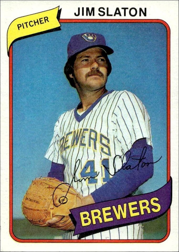 1980 Topps Jim Slaton #24 trading card