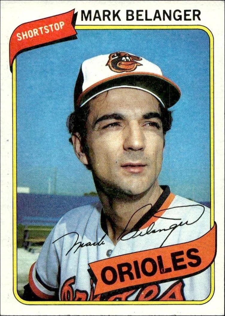 1980 Topps Mark Belanger #425 baseball trading card front