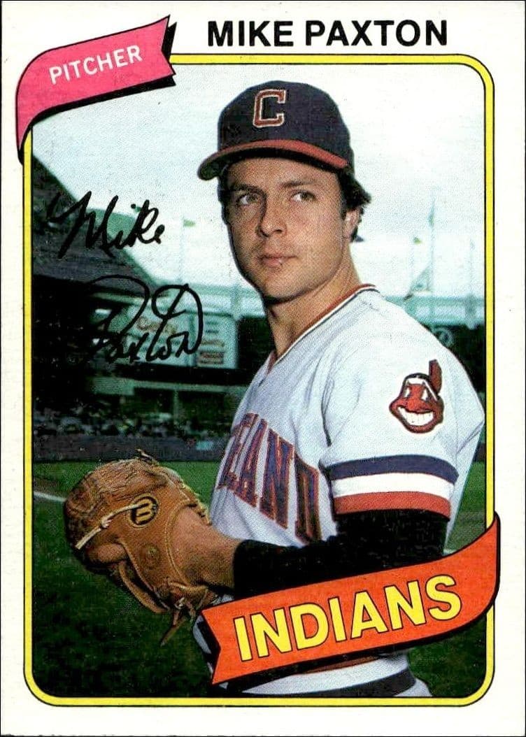 1980 Topps Mike Paxton #388 baseball trading card front