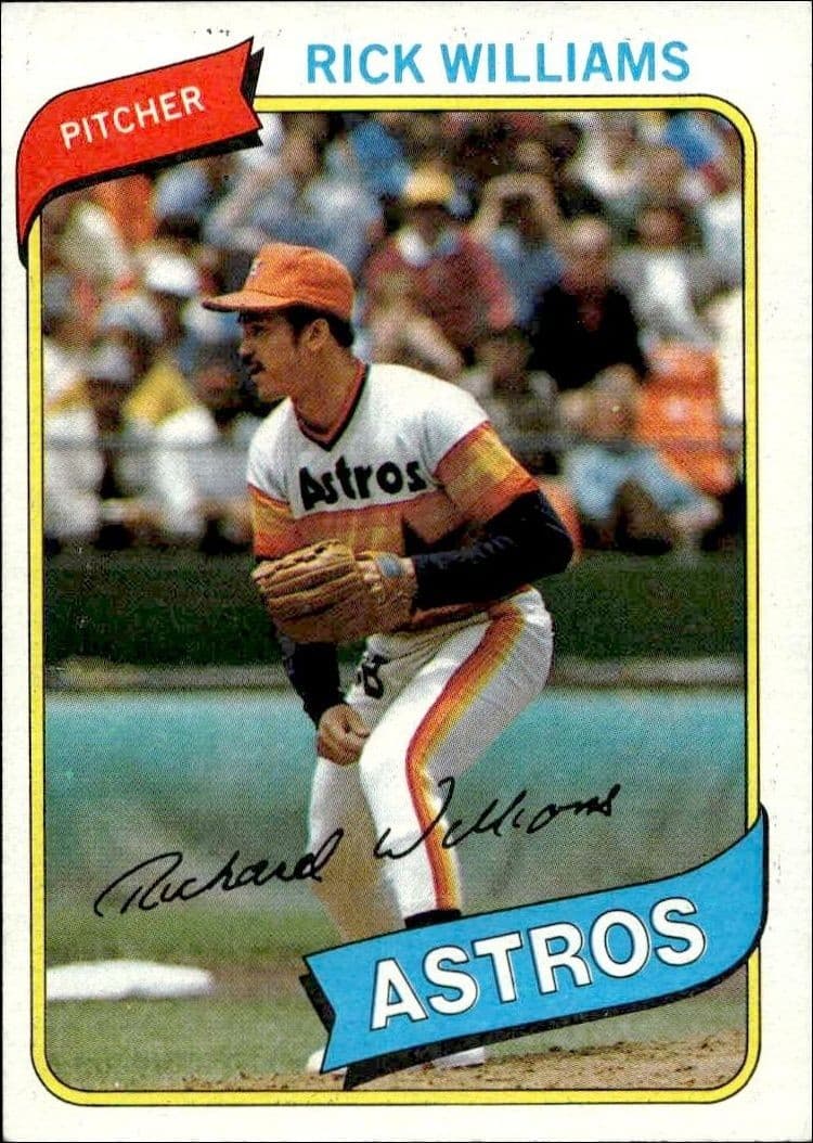 1980 Topps Rick Williams #69 baseball trading card front
