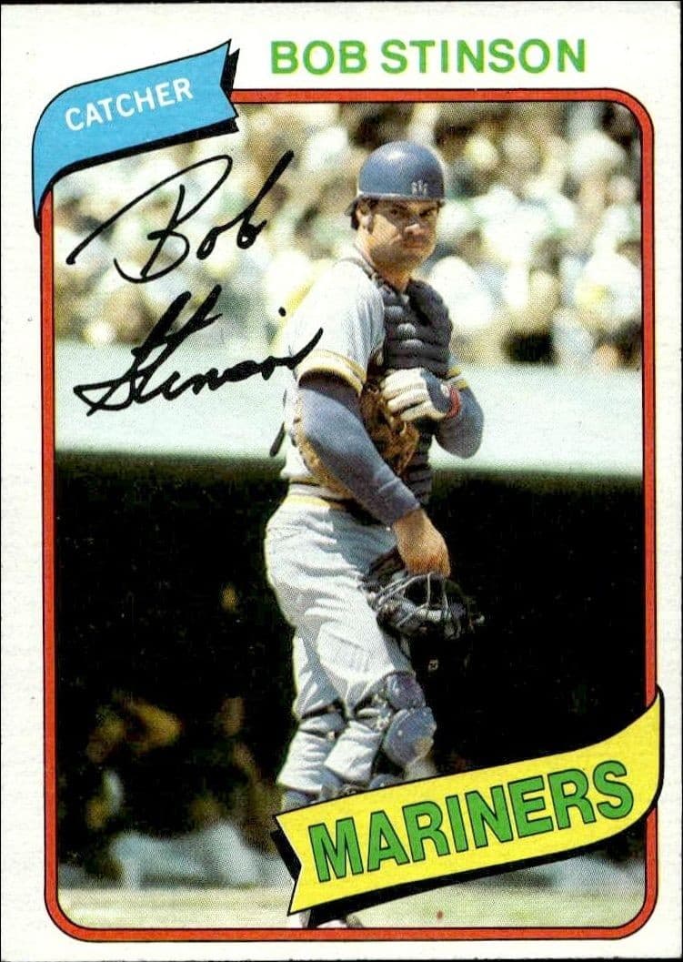 1980 Topps Bob Stinson #583 baseball trading card front