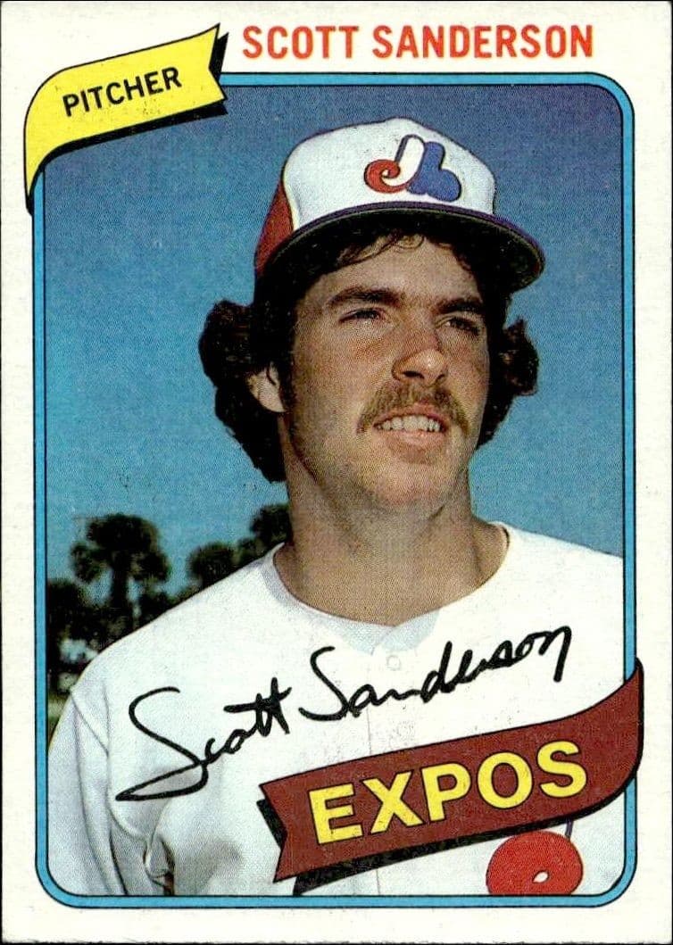 1980 Topps Scott Sanderson #578 baseball trading card front