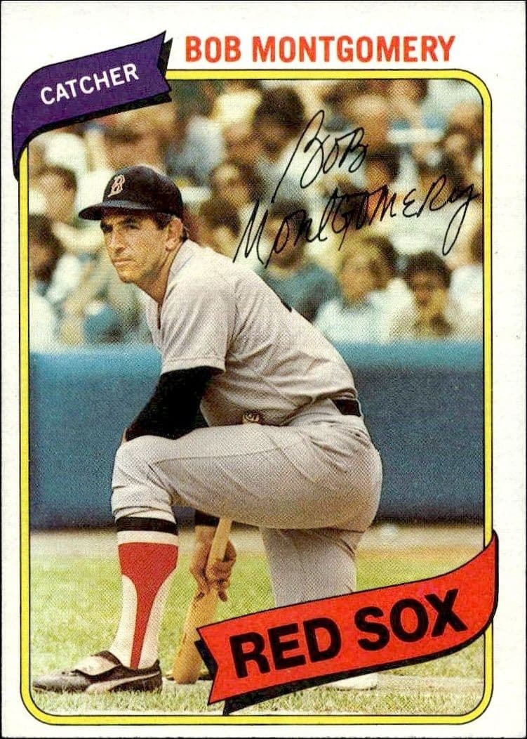 1980 Topps Bob Montgomery #618 baseball trading card front