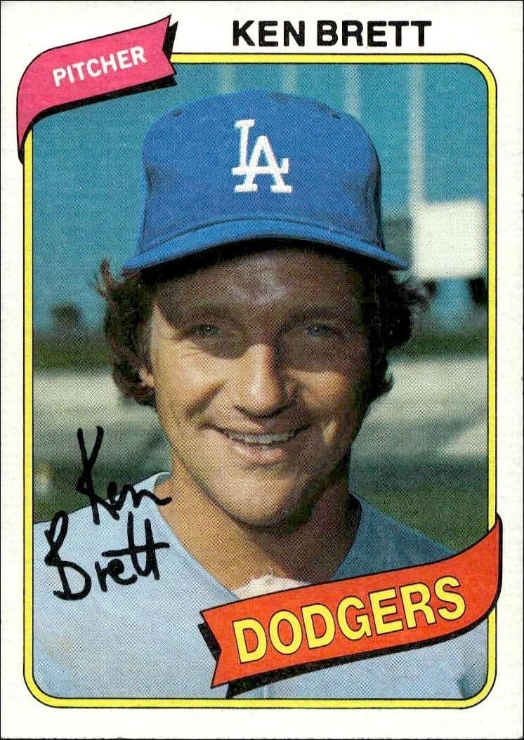1980 Topps Ken Brett #521 baseball trading card front