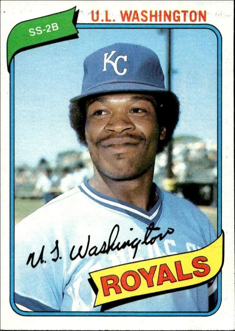 1980 Topps U.L. Washington #508 trading card