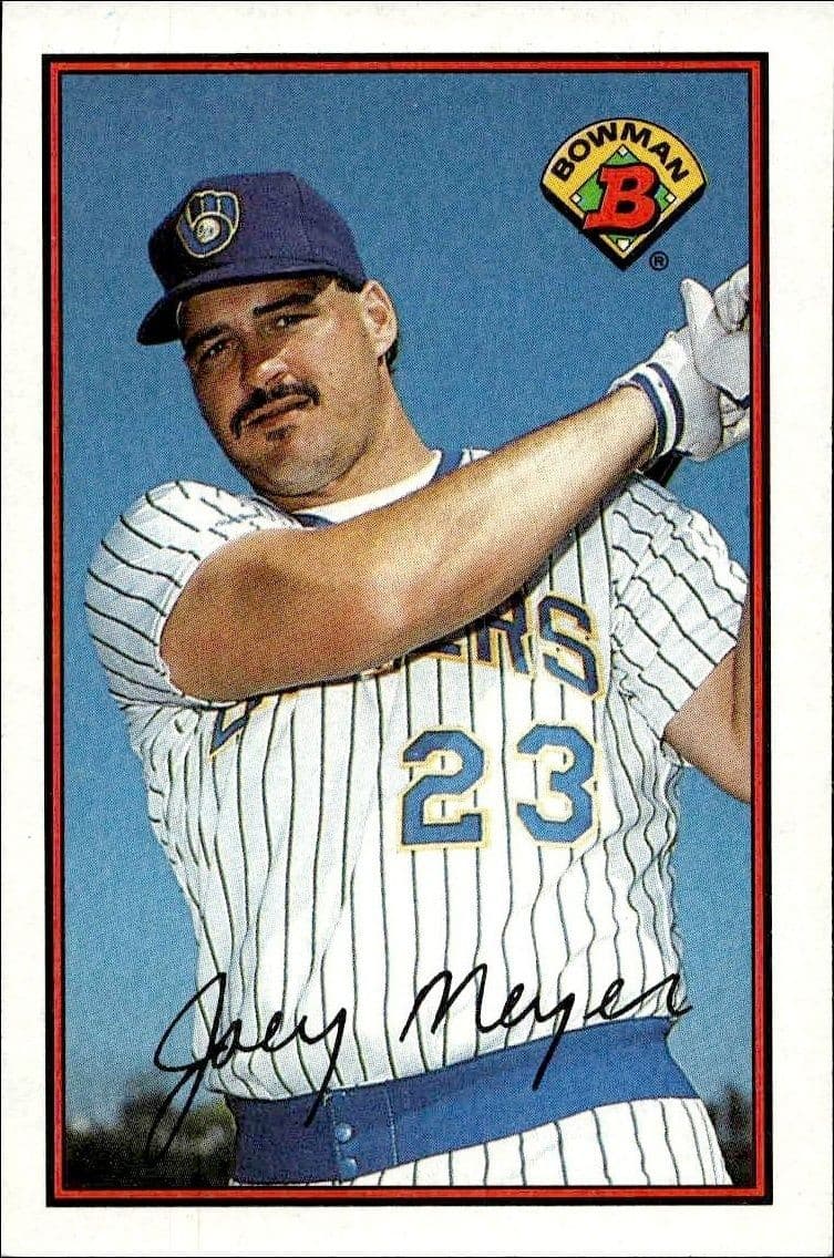 1989 Bowman Joey Meyer #138 trading card