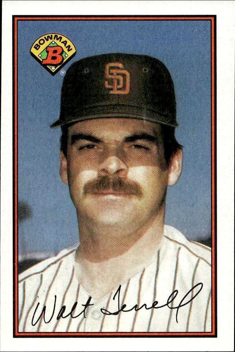 1989 Bowman Walt Terrell #445 trading card