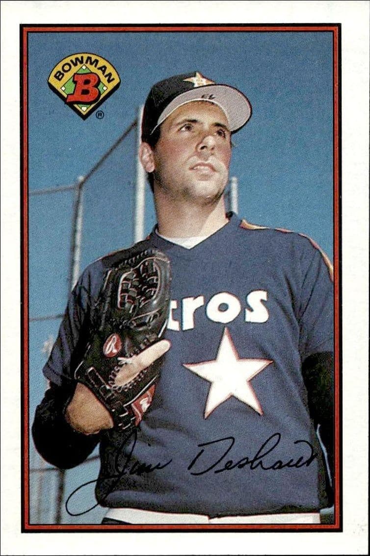 1989 Bowman Jim Deshaies #320 trading card