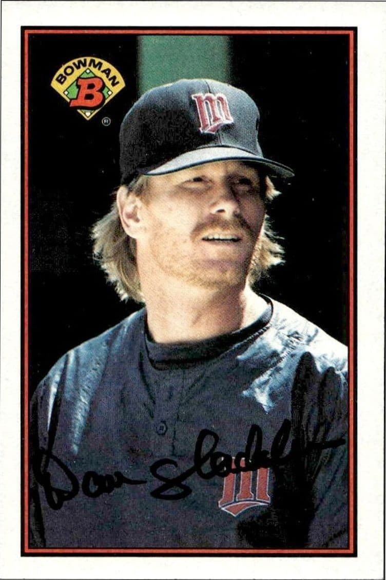 1989 Bowman Danny Gladden #163 trading card