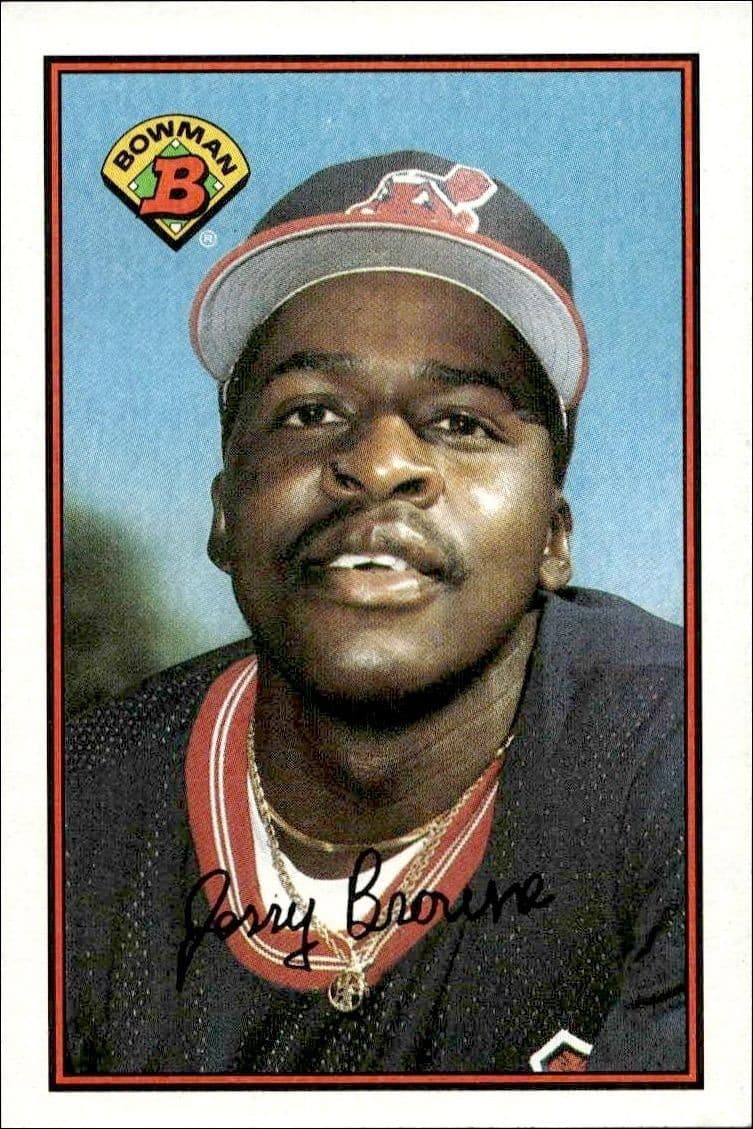 1989 Bowman Jerry Browne #85 trading card