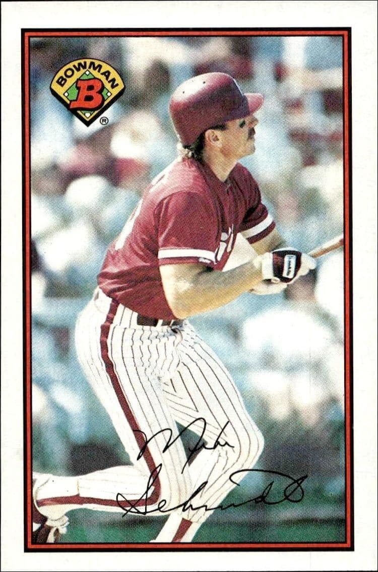 1989 Bowman Mike Schmidt #402 trading card
