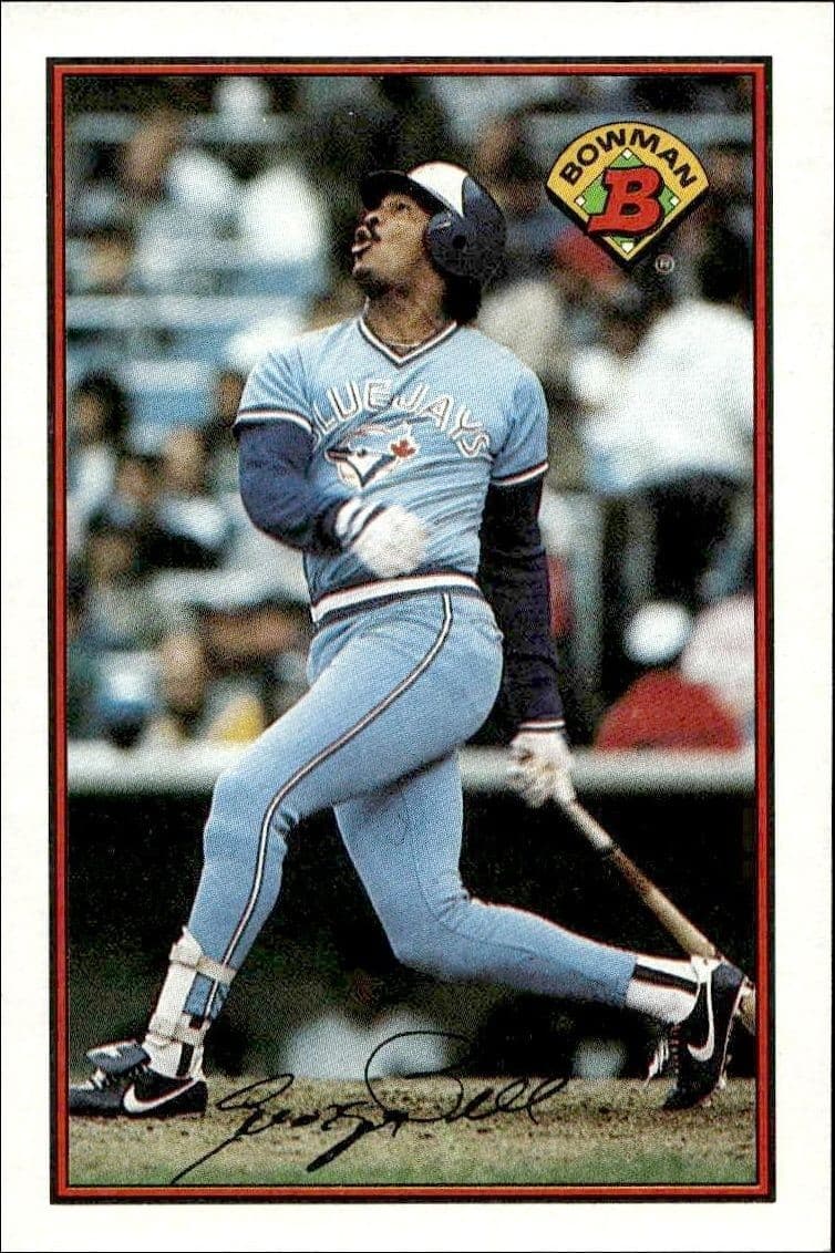 1989 Bowman George Bell #256 baseball trading card front