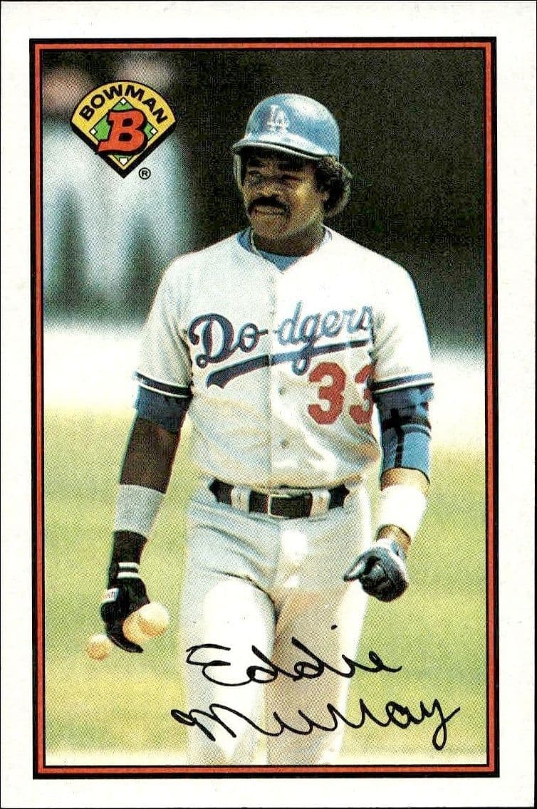 1989 Bowman Eddie Murray #346 baseball trading card front