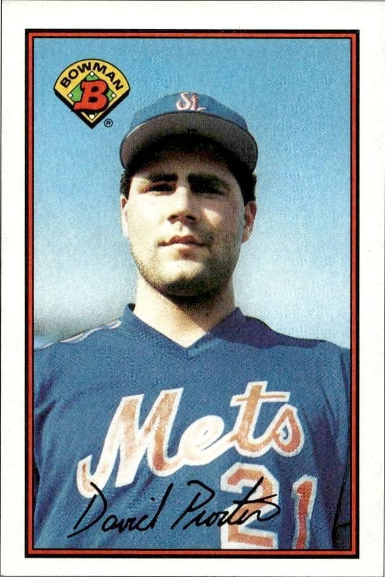 1989 Bowman Dave Proctor #378 baseball trading card front