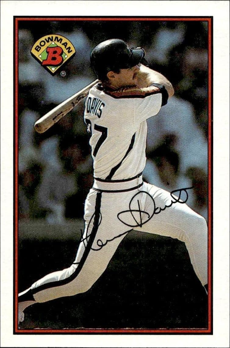 1989 Bowman Glenn Davis #331 baseball trading card front