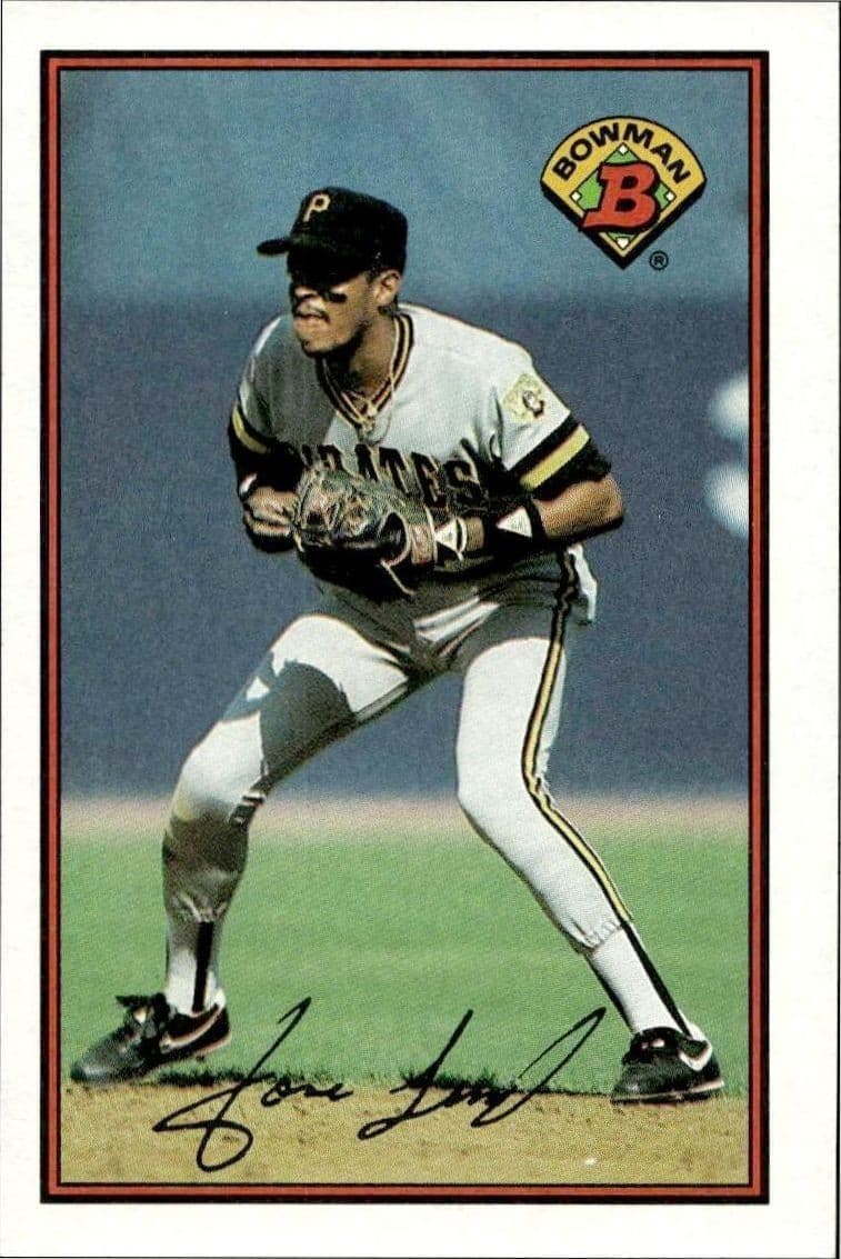 1989 Bowman Jose Lind #421 baseball trading card front