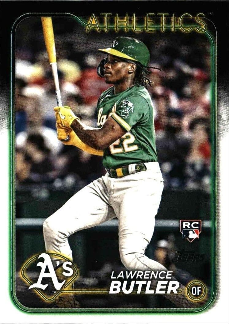 2024 Topps Series 2 Lawrence Butler #676 baseball trading card front