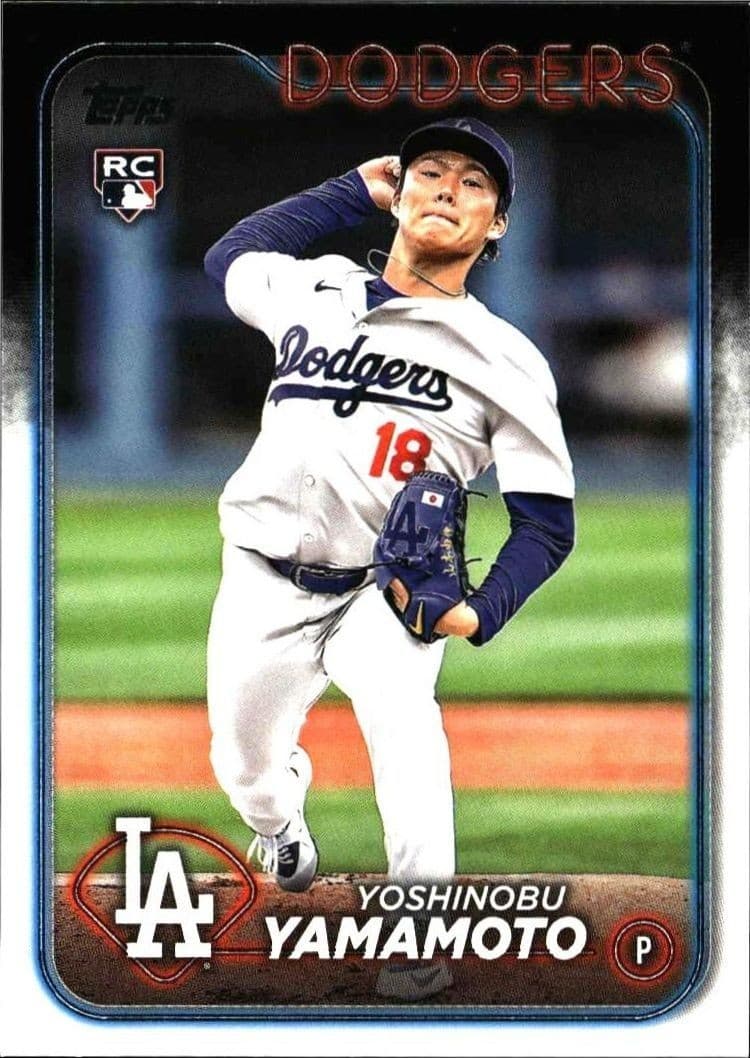 2024 Topps Series 2 Yoshinobu Yamamoto #553 baseball trading card front