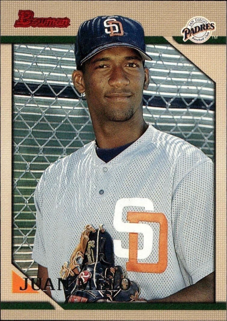 1996 Bowman Juan Melo #127 baseball trading card front