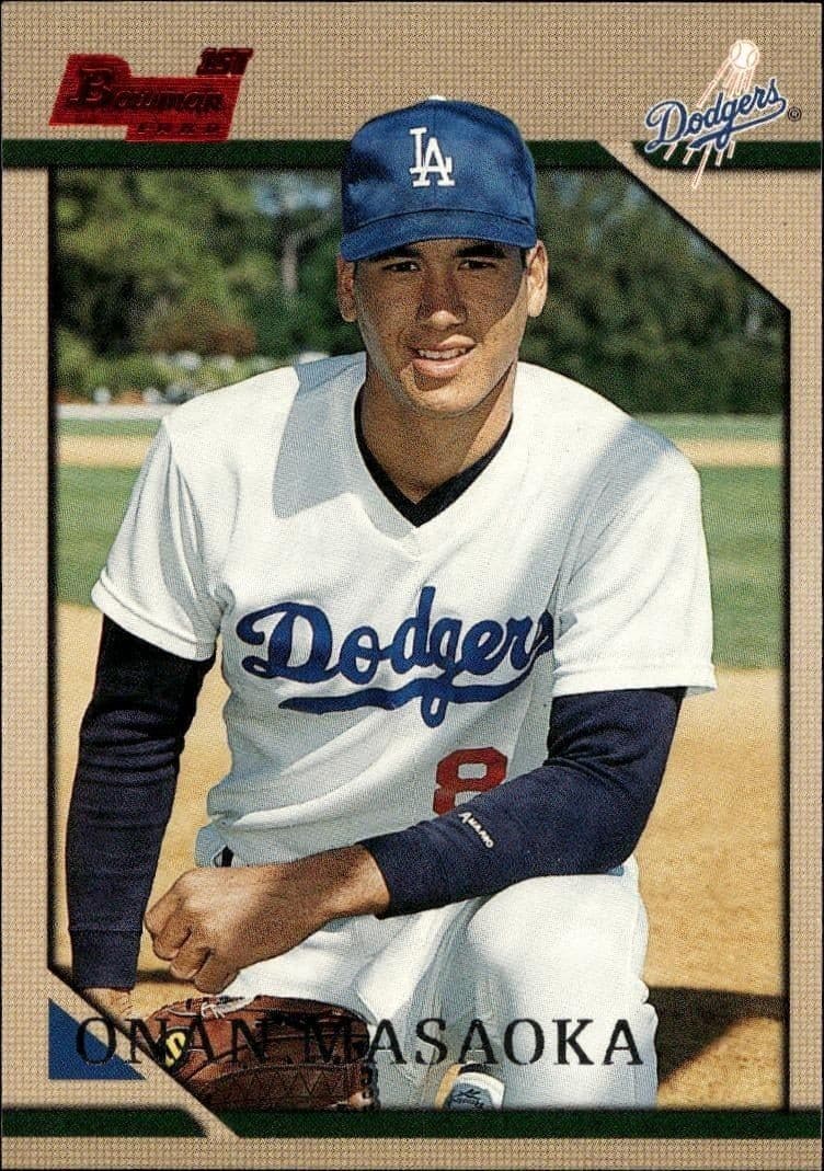 1996 Bowman Onan Masaoka #119 baseball trading card front