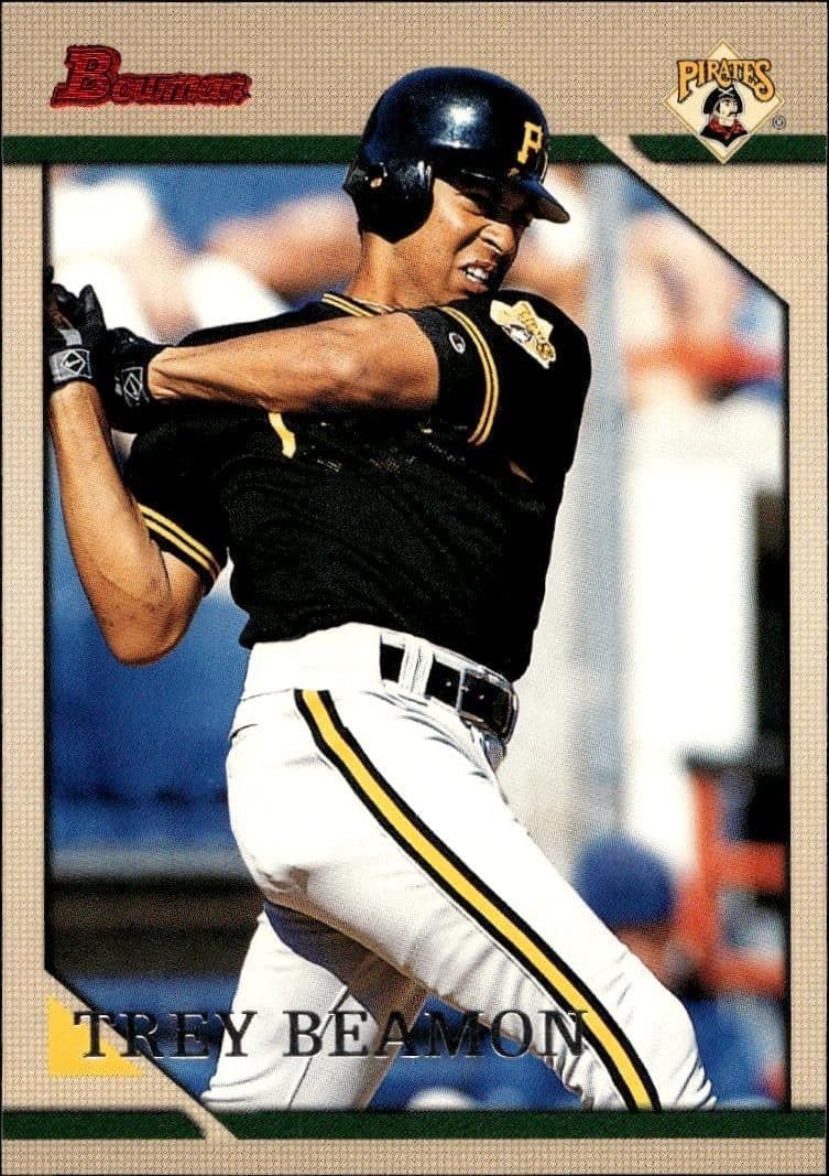 1996 Bowman Trey Beamon #197 baseball trading card front