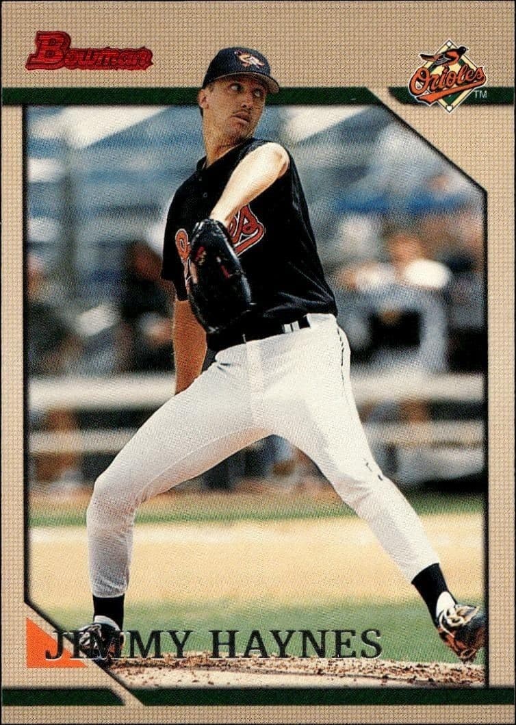 1996 Bowman Jimmy Haynes #184 trading card
