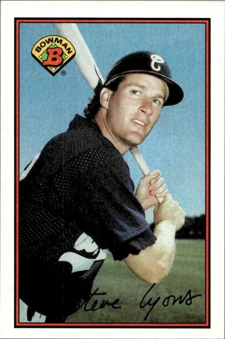 1989 Bowman Steve Lyons #63 baseball trading card front