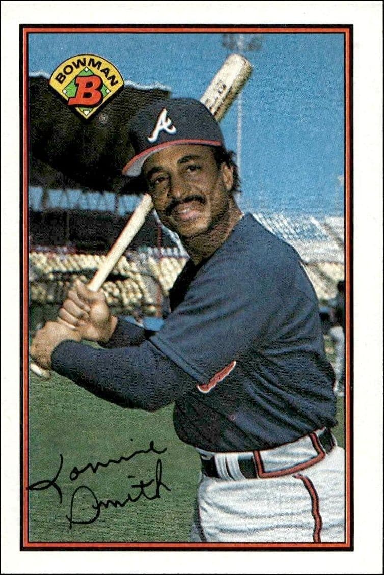 1989 Bowman Lonnie Smith #278 baseball trading card front