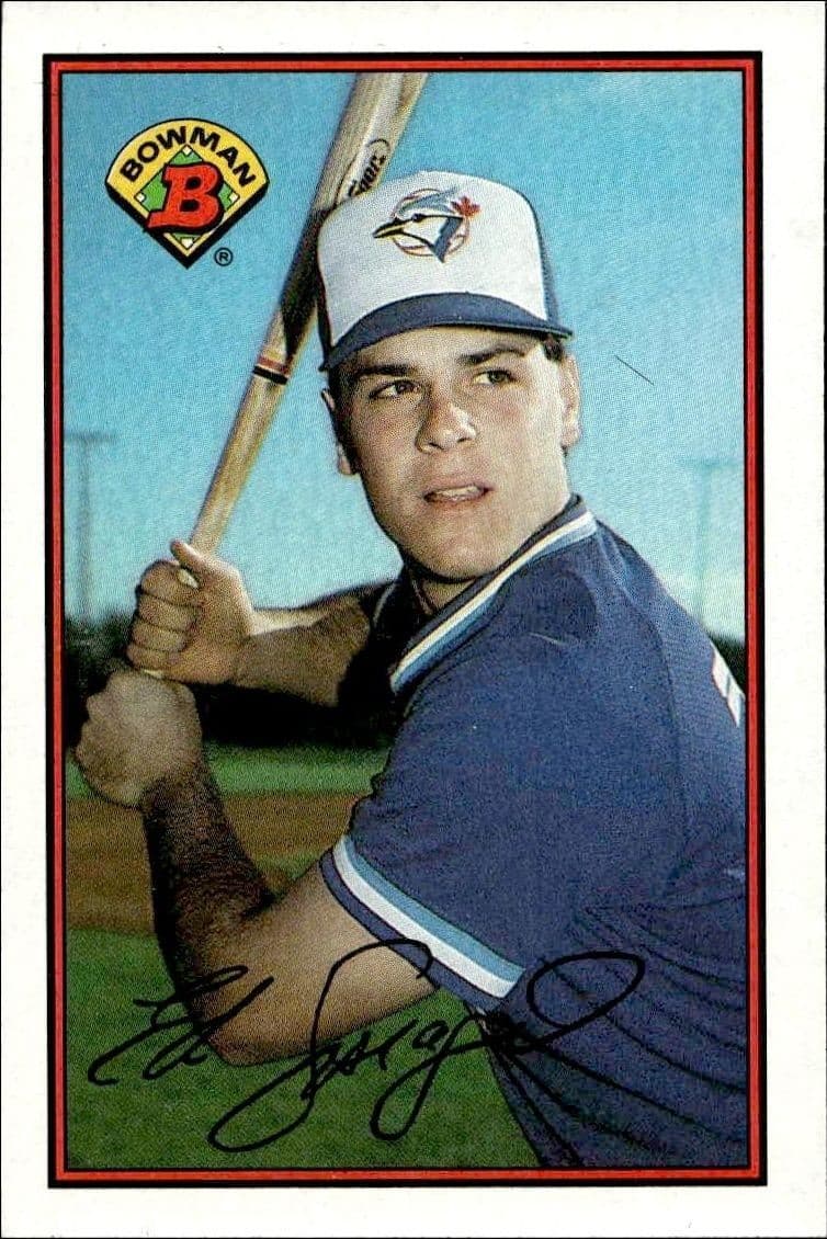 1989 Bowman Ed Sprague #252 baseball trading card front