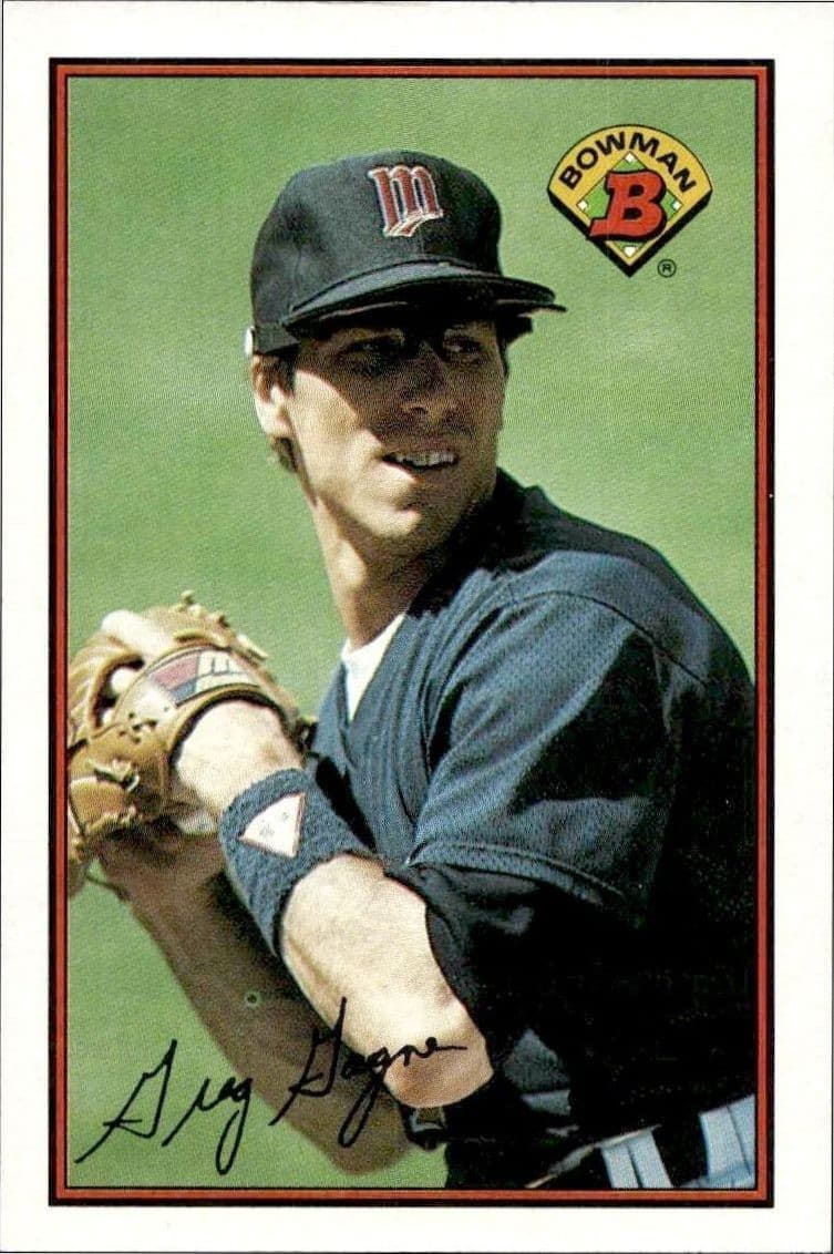 1989 Bowman Greg Gagne #161 baseball trading card front