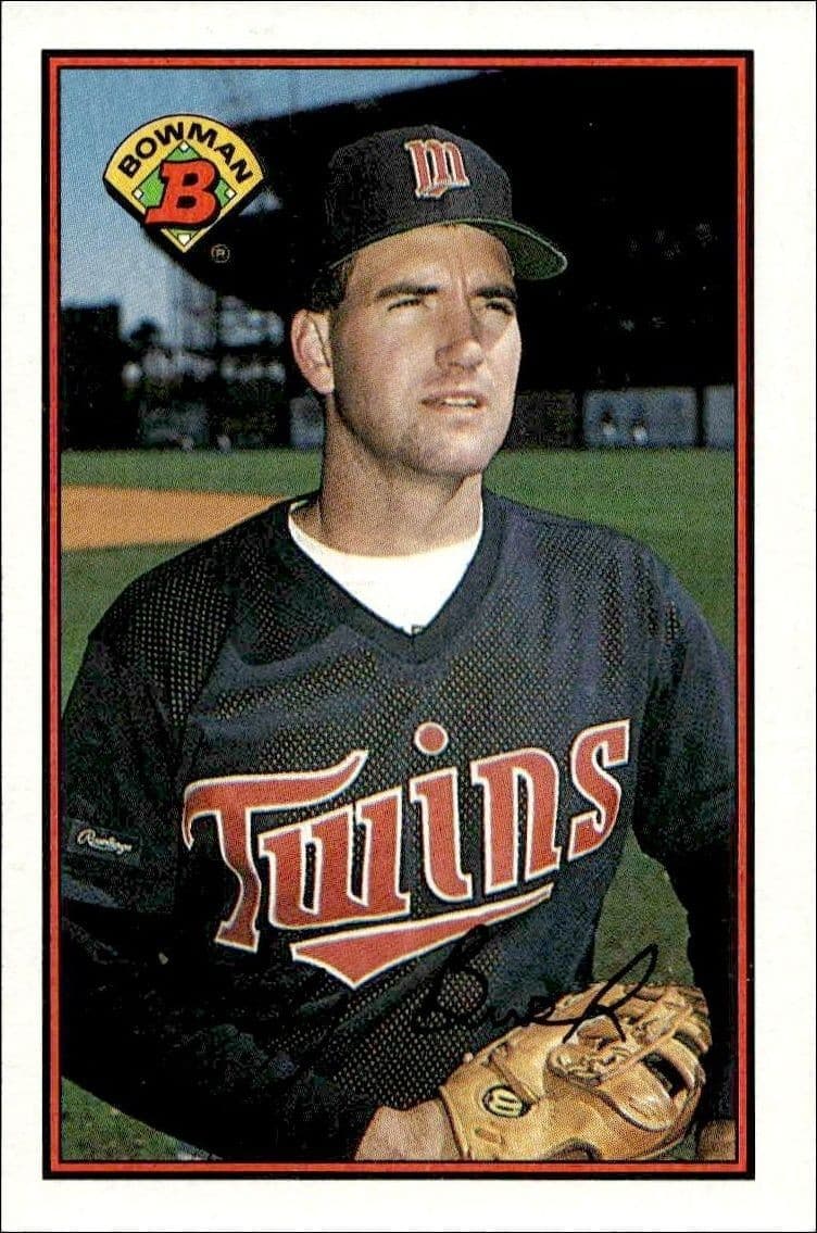 1989 Bowman Randy Bush #164 baseball trading card front