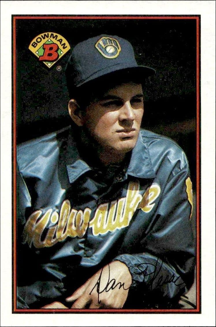 1989 Bowman Dan Plesac #133 trading card