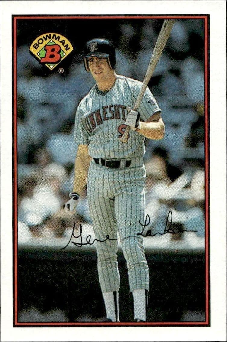 1989 Bowman Gene Larkin #160 baseball trading card front