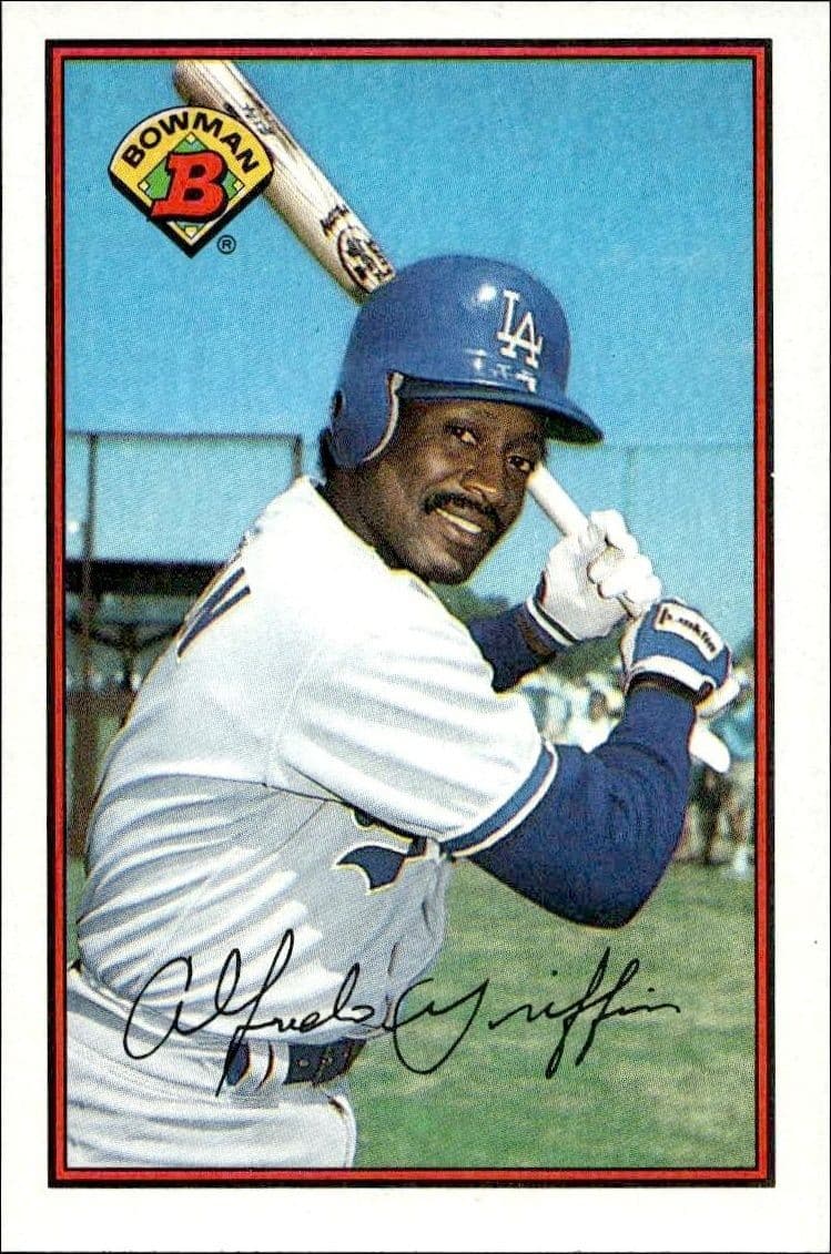 1989 Bowman Alfredo Griffin #345 baseball trading card front