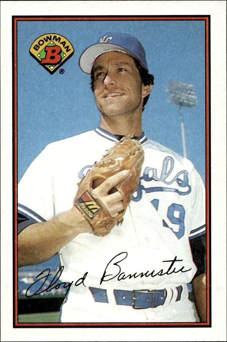 1989 Bowman Floyd Bannister #112 baseball trading card front