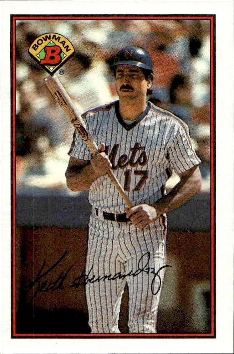 1989 Bowman Keith Hernandez #385 baseball trading card front
